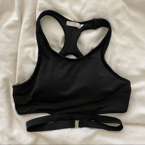 Very & Lucy Black Halter Swim Top size M NWOT